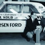 Bill Kolb Jr. and John Sachs - In front of Larsen Ford Thunderbolt